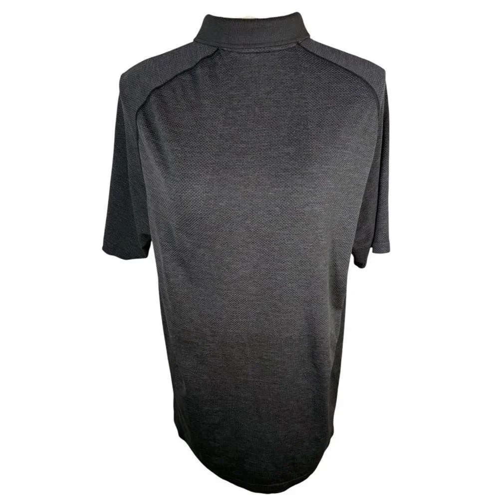 Lululemon Men’s Graphite Grey Metal Vent Tech Polo Shirt - Picture 3 of 6